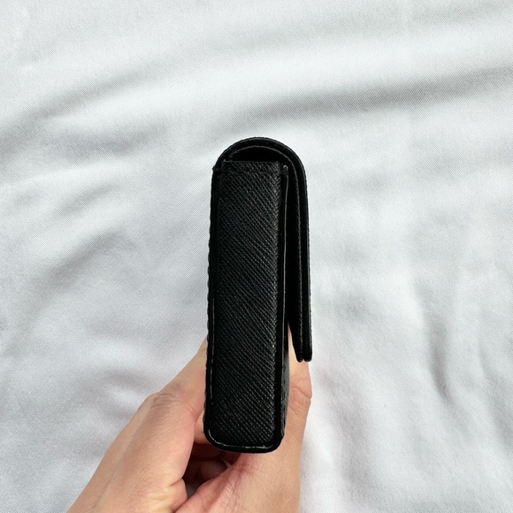 Kate Spade card holder wallet in black saffiano - Picture 3 of 7